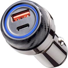 Автомобильное зарядное устройство Deppa USB A + USB-C 52W графитовое (11213) USB A + USB-C 52W графитовое (11213)