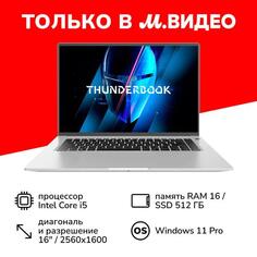 Ноутбук Thunderobot Thunderbook 16/16"/Core i5-12450H/16/512/Win/Silver Thunderbook 16/16"/Core i5-12450H/16/512/Win/Silver