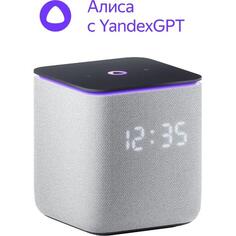 Умная колонка Яндекс Станция Миди с Алисой на YaGPT, с Zigbee, серый (24Вт) (YNDX-00054GRY) Станция Миди с Алисой на YaGPT, с Zigbee, серый (24Вт) (YNDX-00054GRY)