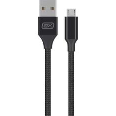 Дата-кабель Axxa USB-micro USB 1м черный (7261) USB-micro USB 1м черный (7261)