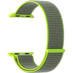 Нейлоновый ремешок LYAMBDA VEGA для Apple Watch 38/40/41 mm DS-GN-02-40-2 Gray/Green VEGA для Apple Watch 38/40/41 mm DS-GN-02-40-2 Gray/Green