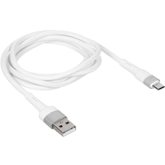 Кабель для сотового телефона TFN microUSB Envy 1.2m нейлон White microUSB Envy 1.2m нейлон White
