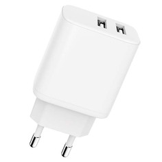 Сетевое зарядное устройство Carmega 2USB 2.4А White (CAR-WC101) 2USB 2.4А White (CAR-WC101)