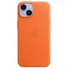 Чехол Apple iPhone 14 Leather MagSafe Orange (MPP83) iPhone 14 Leather MagSafe Orange (MPP83)
