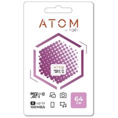 Карта памяти microSDHC Atom 64GB UHS-1 U1 (AMSDU1/64GB) 64GB UHS-1 U1 (AMSDU1/64GB)
