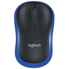 Мышь беспроводная Logitech M185 Black/Blue M185 Black/Blue
