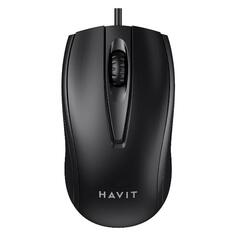 Мышь проводная Havit MS871 Black MS871 Black