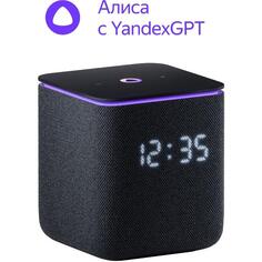Умная колонка Яндекс Станция Миди с Алисой на YaGPT, с Zigbee, черный (24Вт) (YNDX-00054BLK) Станция Миди с Алисой на YaGPT, с Zigbee, черный (24Вт) (YNDX-00054BLK)
