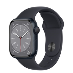 Смарт-часы Apple Watch Series 8 41mm Midnight Aluminum Case with Midnight Sport Band, размер M/L (MNP53) Watch Series 8 41mm Midnight Aluminum Case with Midnight Sport Band, размер M/L (MNP53)