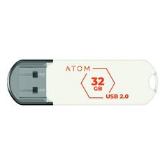 Флеш-диск Atom 32GB USB2.0 AUSB2H2W/32GB 32GB USB2.0 AUSB2H2W/32GB