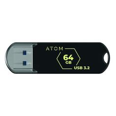 Флеш-диск Atom 64GB USB3.1 AUSB3H2BK/64GB 64GB USB3.1 AUSB3H2BK/64GB