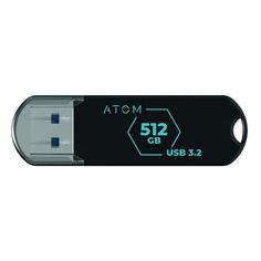 Флеш-диск Atom 512GB USB3.1 AUSB3H2BK/512GB 512GB USB3.1 AUSB3H2BK/512GB