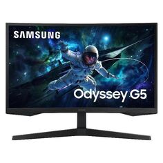 Монитор игровой Samsung Odyssey G5 27"/VA/2560x1440/165Гц/черный (S27CG550EI) Odyssey G5 27"/VA/2560x1440/165Гц/черный (S27CG550EI)