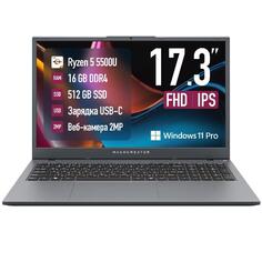 Ноутбук Machcreator Cosmos N17/17.3"/Ryzen 5 5500u/16/512/Win/Grey Metallic (JB0C1F001RU) Cosmos N17/17.3"/Ryzen 5 5500u/16/512/Win/Grey Metallic (JB0C1F001RU)