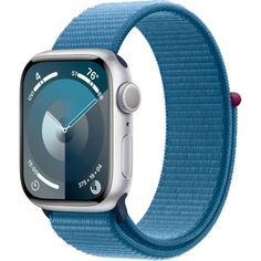 Смарт-часы Apple Watch Series 9 45mm Silver Aluminum Case with Blue Sport Loop (MR9F3) Watch Series 9 45mm Silver Aluminum Case with Blue Sport Loop (MR9F3)