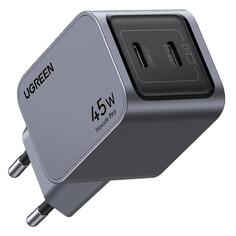 Сетевое зарядное устройство uGreen Nexode Pro 45W (X707) Серое Nexode Pro 45W (X707) Серое