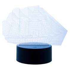 Светильник настольный Старт 3D Корабль 3D Корабль