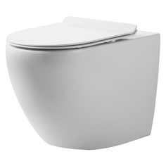Унитаз Orange C07-100w безободковый, сиденье с микролифтом C07-100w безободковый, сиденье с микролифтом