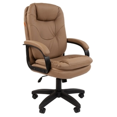 Кресло компьютерное Chairman 668LT new экокожа бежевое 668LT new экокожа бежевое