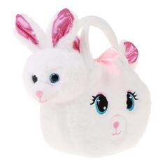 Мягкая игрушка Fluffy Family Зайка в сумочке белый Зайка в сумочке белый
