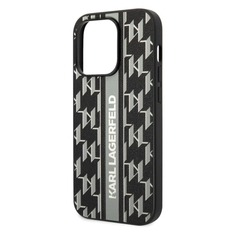 Чехол Karl Lagerfeld на iPhone 14 Pro PU leather Vertical logo Grey на iPhone 14 Pro PU leather Vertical logo Grey