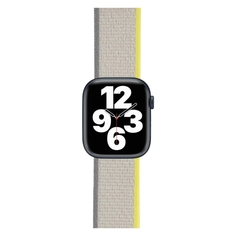 Ремешок для смарт часов Red Line нейлон 42/44/45/49mm S3-S8/SE/Ultra Yellow/Beige нейлон 42/44/45/49mm S3-S8/SE/Ultra Yellow/Beige