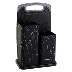 Подставка для ножей Mayer&Boch черная 31302 черная 31302