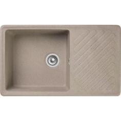 Мойка кухонная Granfest QUARZ GF-ZL-53 чаша+кр 860*480 (песок) QUARZ GF-ZL-53 чаша+кр 860*480 (песок)