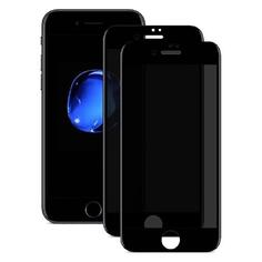 Защитное стекло для смартфона Perfeo для Apple iPhone 7/8/SE 2020 черный 3D Антишпион для Apple iPhone 7/8/SE 2020 черный 3D Антишпион