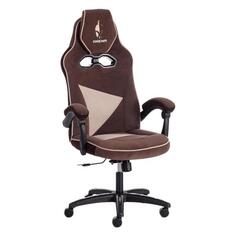 Кресло компьютерное игровое Tetchair ARENA флок, коричневый/бежевый ARENA флок, коричневый/бежевый