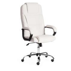 Кресло компьютерное Tetchair BERGAMO хром (22) кож/зам, белый BERGAMO хром (22) кож/зам, белый