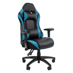 Кресло компьютерное игровое Chairman CH43 черно-бирюзовый 00-07145989 CH43 черно-бирюзовый 00-07145989