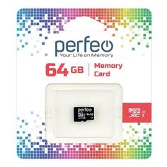 Карта памяти SDXC Micro Perfeo PF64GMCSX10U1 PF64GMCSX10U1