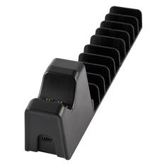 Зарядное устройство для геймпадов Red Line с подставкой для дисков HS-PS5044 Black с подставкой для дисков HS-PS5044 Black