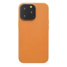Чехол Leather Co. для iPhone 13 Pro Max оранжевый для iPhone 13 Pro Max оранжевый