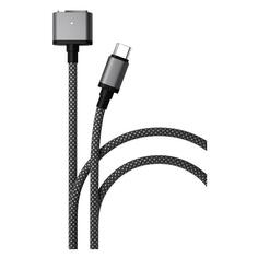 Кабель USB Type-C vlp Cable USB C - MagSafe 2.0м серый Cable USB C - MagSafe 2.0м серый