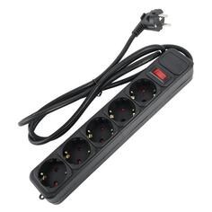 Сетевой фильтр Perfeo Real Power 1.8м черный Real Power 1.8м черный