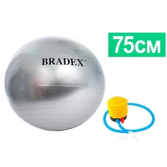 Мяч для фитнеса Bradex SF 0380 Антивзрыв, 75см с насосом SF 0380 Антивзрыв, 75см с насосом