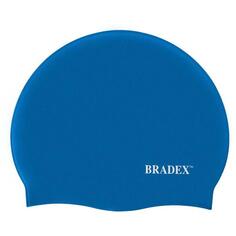 Шапочка для плавания Bradex SF 0328 силикон, синяя SF 0328 силикон, синяя