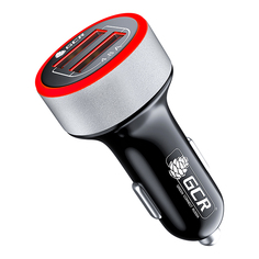 Автомобильное зарядное устройство GCR UP-518N1779, 2 USB 4.8A, LED индикация UP-518N1779, 2 USB 4.8A, LED индикация