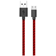 Кабель для сотового телефона (mini,micro-USB) Pero DC-04 micro-USB,2А,2м,Red-black (PRDC-04MU2MRB) DC-04 micro-USB,2А,2м,Red-black (PRDC-04MU2MRB)