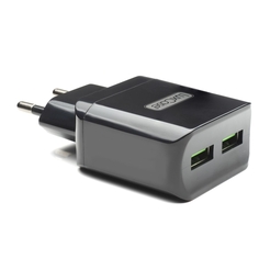 АЗУ LuxCase 2 USB, 2,4А Black 2 USB, 2,4А Black