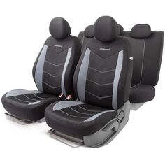 Чехлы на сиденья AutoProfi на сиденья AER-1102 BK/GY на сиденья AER-1102 BK/GY