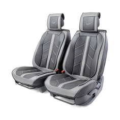 Накидка на сидение CarPerformance 3D на перед.сидения 2 шт.экокожа (CUS-3012 BK/GY) 3D на перед.сидения 2 шт.экокожа (CUS-3012 BK/GY)
