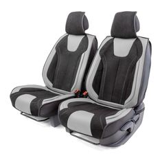 Накидка на сидение CarPerformance 3D на перед.сидения 2 шт.экокожа (CUS-3034 BK/GY) 3D на перед.сидения 2 шт.экокожа (CUS-3034 BK/GY)