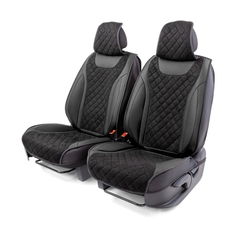 Накидка на сидение CarPerformance 3D на перед.сидения 2 шт.экокожа (CUS-3044 BK/BK) 3D на перед.сидения 2 шт.экокожа (CUS-3044 BK/BK)