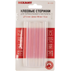 Пистолет клеевой Rexant Клеевые 100 мм,12 шт (09-1010) Клеевые 100 мм,12 шт (09-1010)