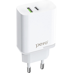 Сетевое зарядное устройство USB Pero ТС05WHPD ТС05WHPD
