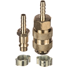 Штуцер Fubag Муфта,елочка 6мм,штуцер,2 кольца (180420 В) Муфта,елочка 6мм,штуцер,2 кольца (180420 В)