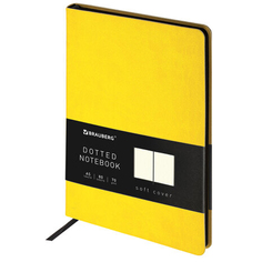 Блокнот Brauberg Блокнот А5 Metropolis Mix 80л, точка, желтый Блокнот А5 Metropolis Mix 80л, точка, желтый